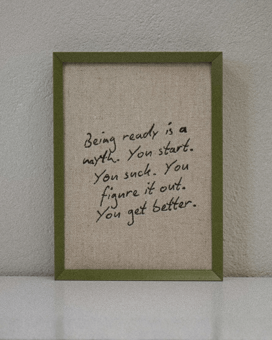 Forever Note - Embroidered Keepsake - Fil&Fil