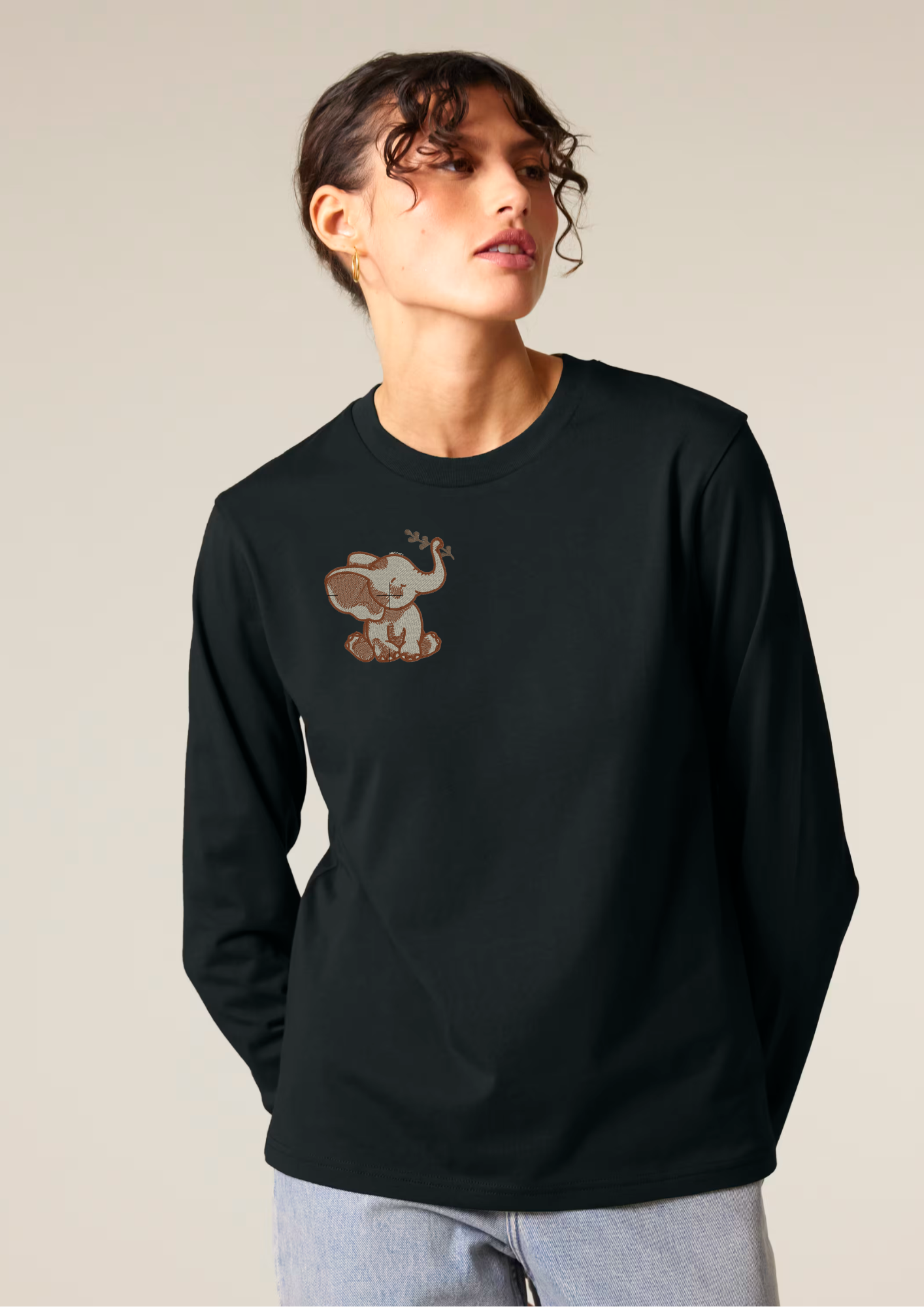 Regular fit longsleeve - Geboorteherinnering volwassenen
