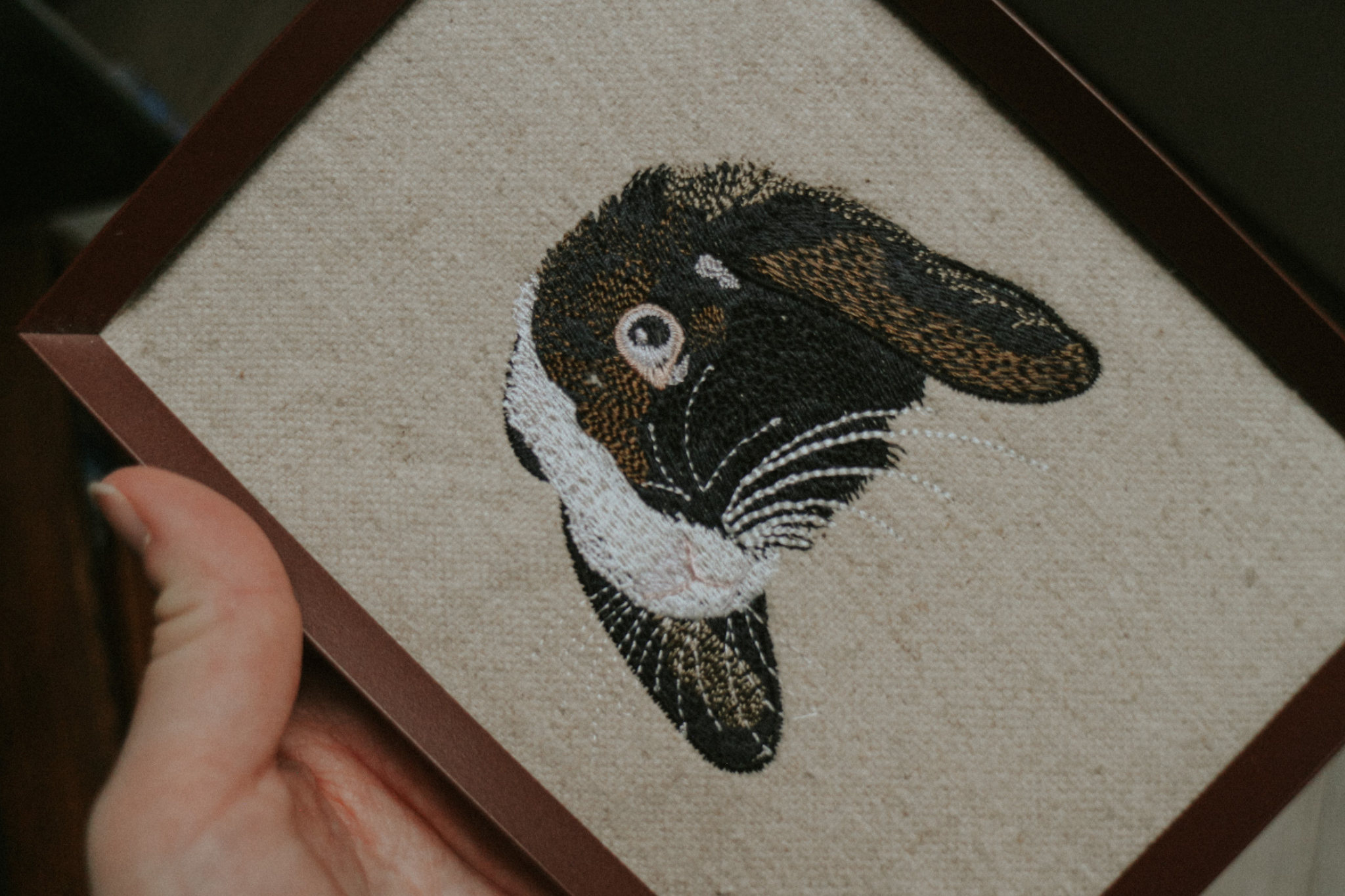 <p>Een geborduurd portret van jouw huisdier</p>