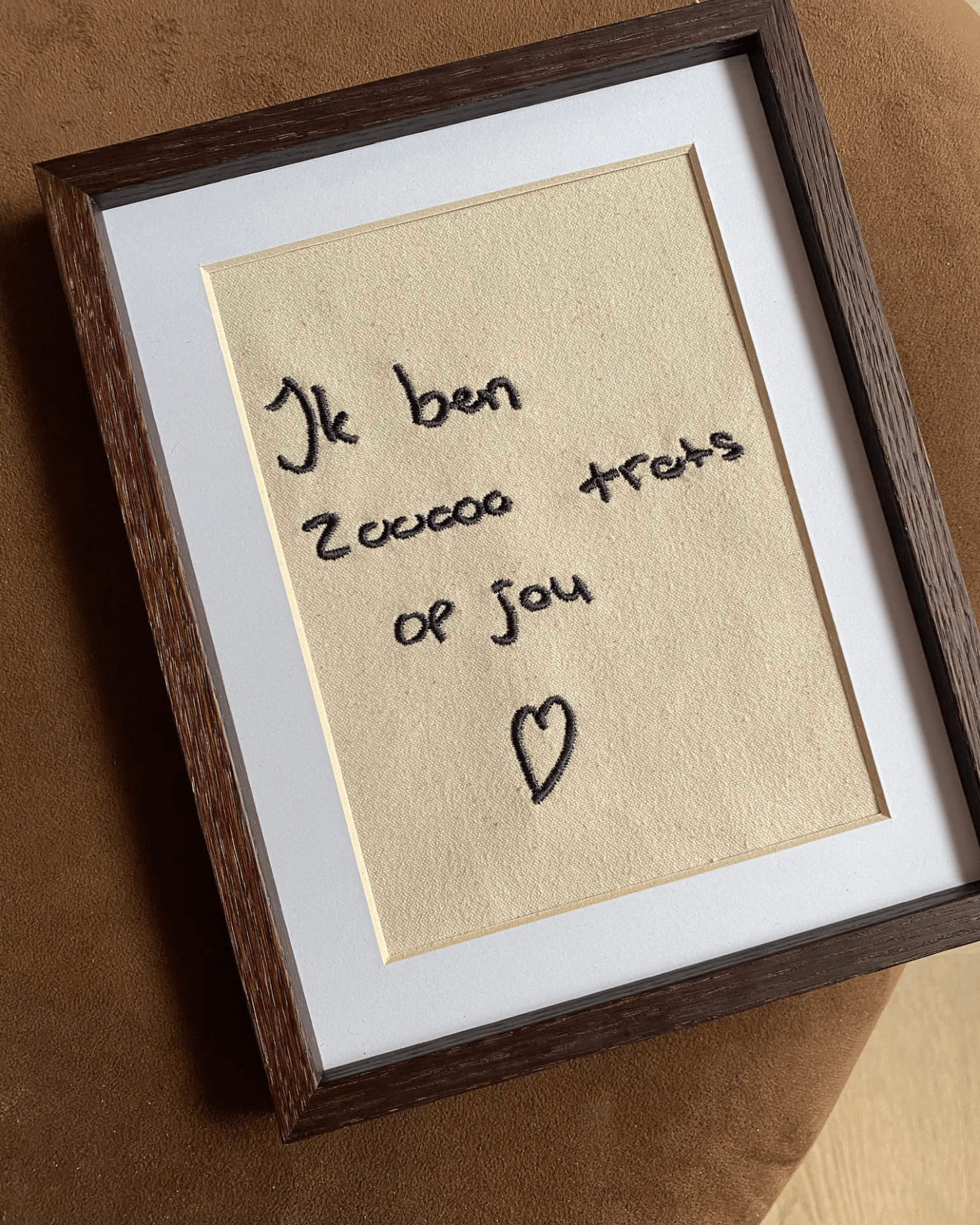 ForeverNote – handgeschreven tekst op stof - Fil&Fil