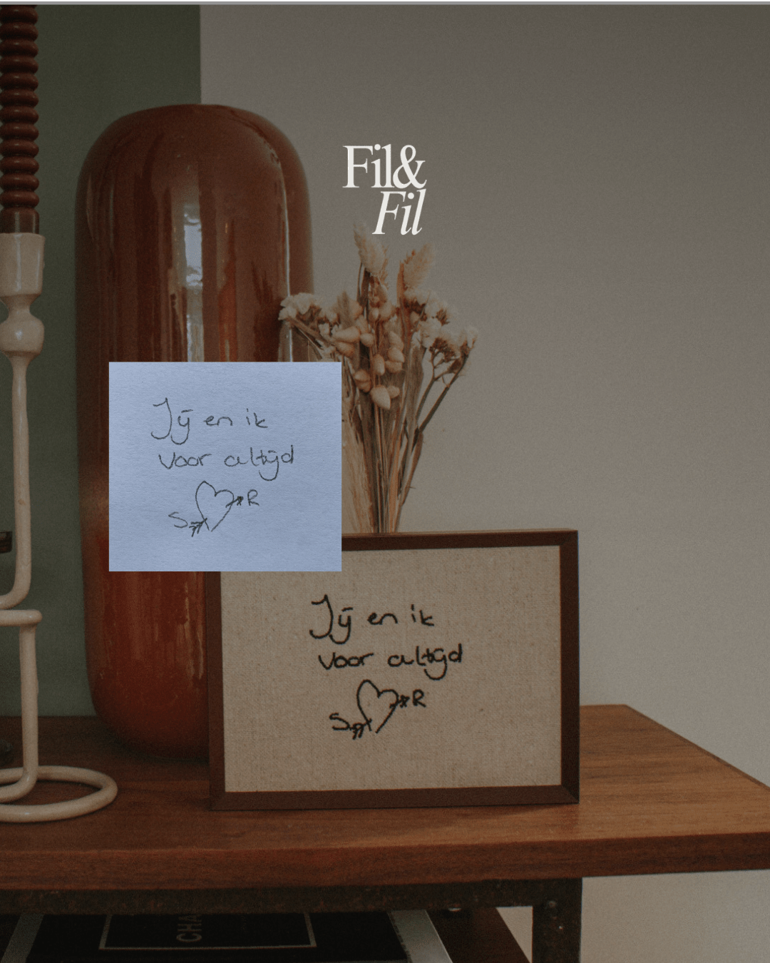 ForeverNote – handgeschreven tekst op stof - Fil&Fil