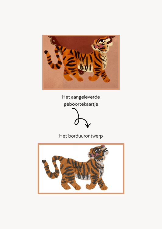 Canvas tas - Geboorteherinnering