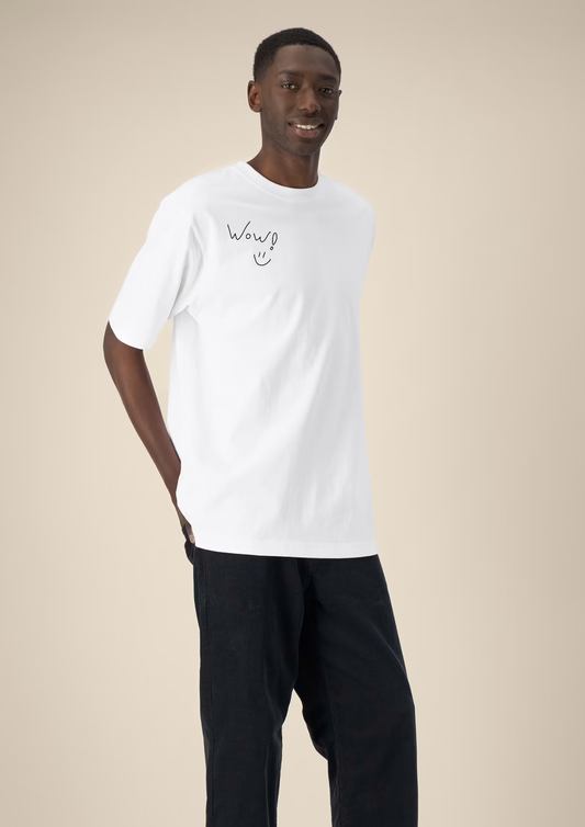 Loose fit T-shirt - Handgeschreven tekst